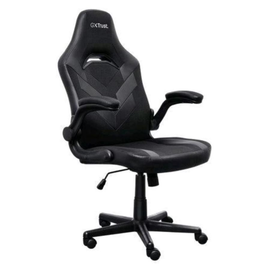 Trust gxt703 riye gaming chair sedia gaming con braccioli ribaltabili max 150 kg nero