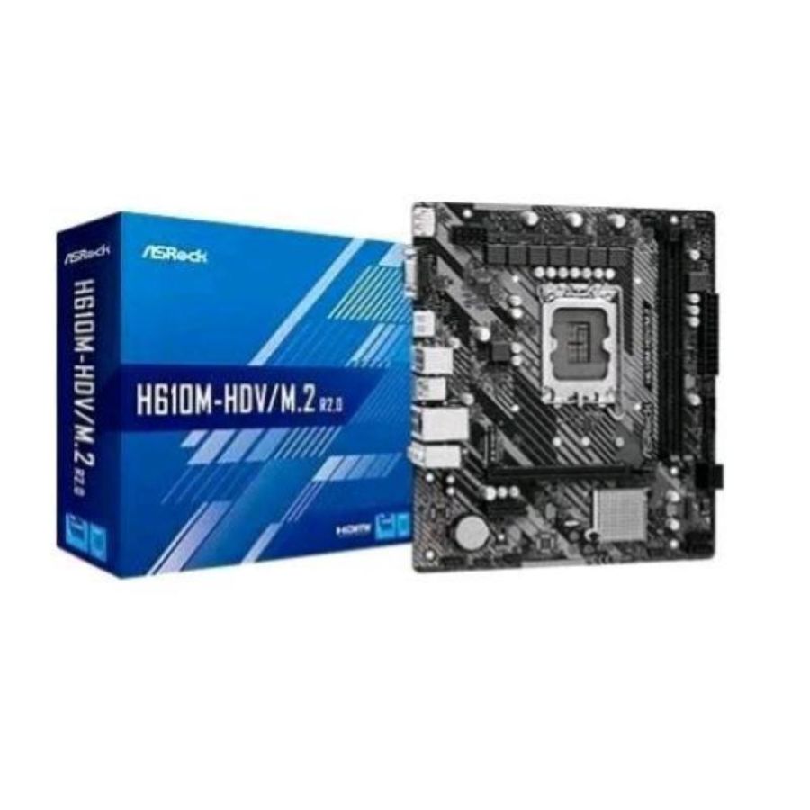 Asrock h610m-hdv/m.2 lga1700 scheda madre micro atx
