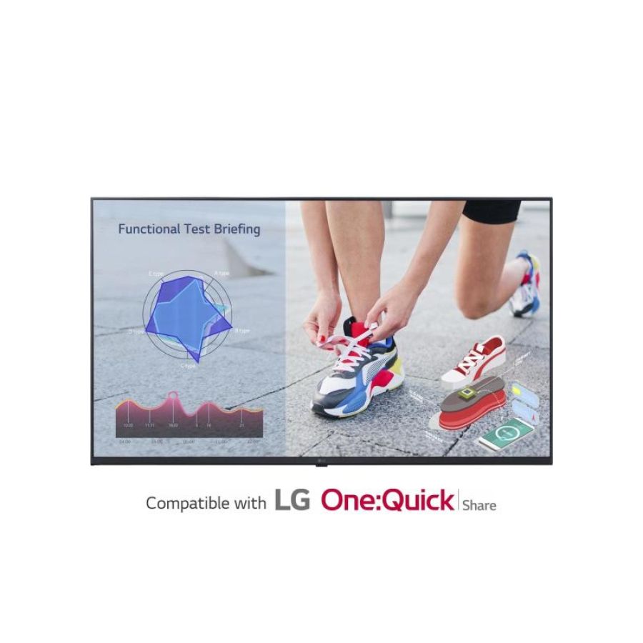 Lg 43ul3j-m visualizzatore di messaggi pannello piatto per segnaletica digitale 43`` lcd wi-fi 300 cd-mÂ² 4k ultra hd blu web os 16-7