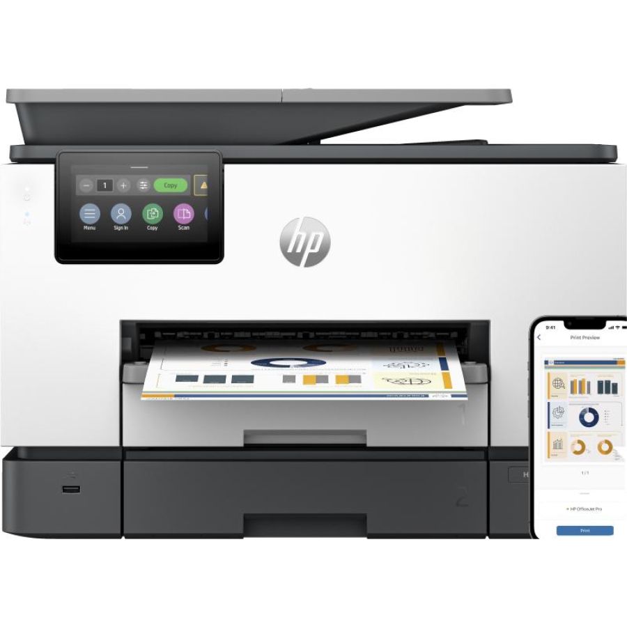 Hp officejet pro stampante multifunzione 9130b colore copia scansione fax wireless