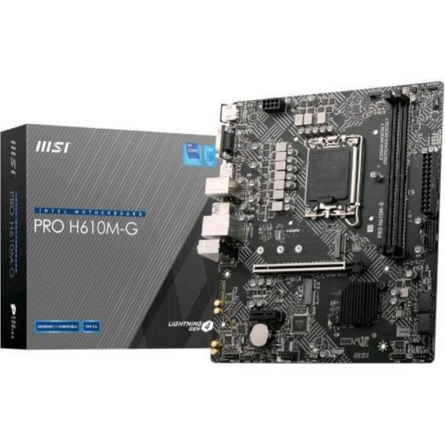 Msi pro h610m-g lga 1700 2 ddr5