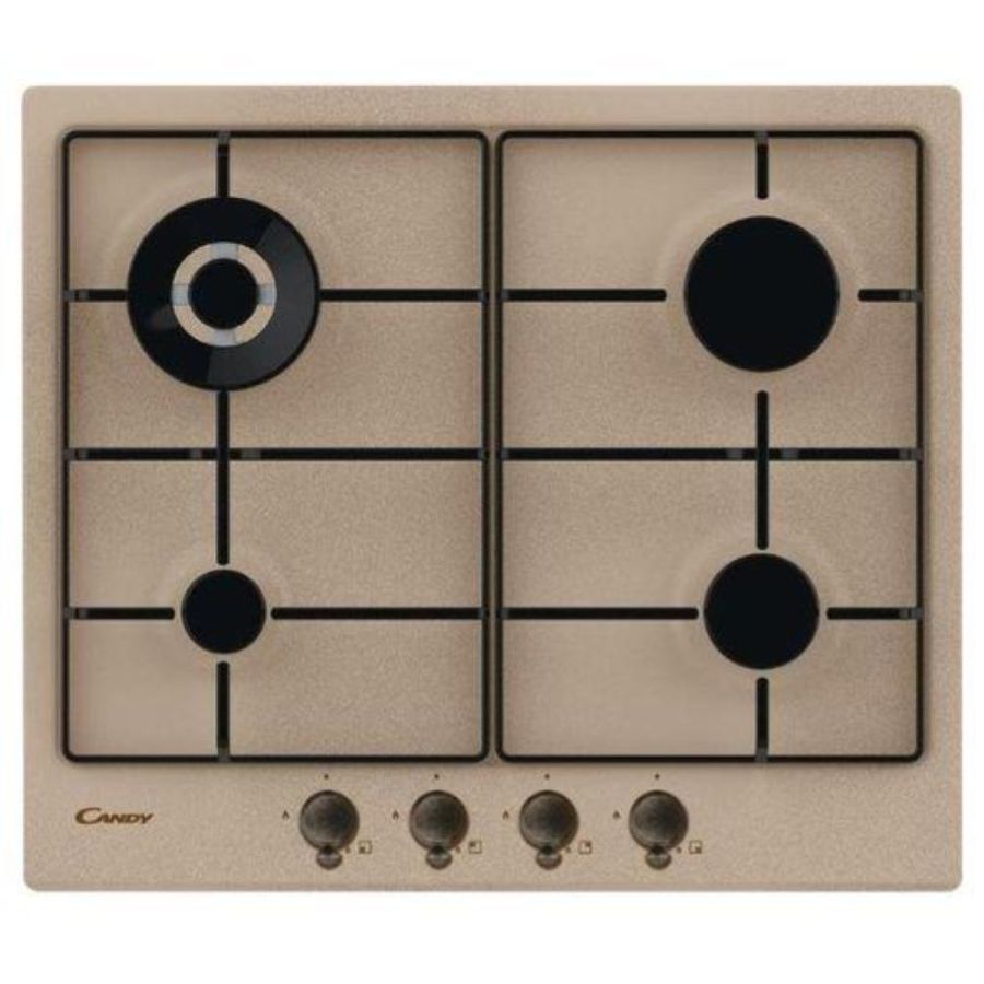 Candy chw6brav4wgt piano cottura a gas da incasso 4 fuochi avena