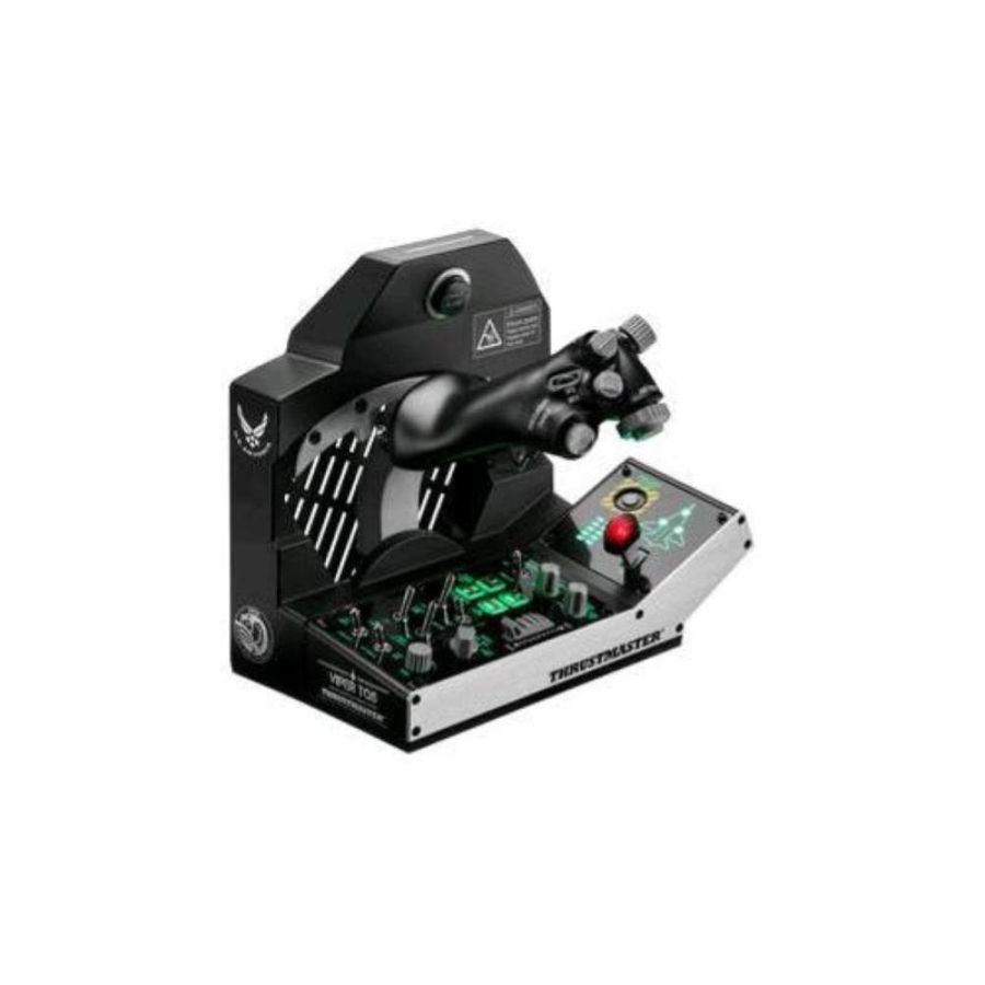 Thrustmaster viper tqs mission pack per pc, sistema quadrante manetta in metallo manetta e pannello di controllo inclusi, precisione effetto hall
