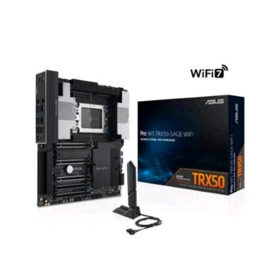 Asus pro ws trx50-sage wifi scheda madre form ssi ceb chipset amd trx50 socket str5 wi-fi 7