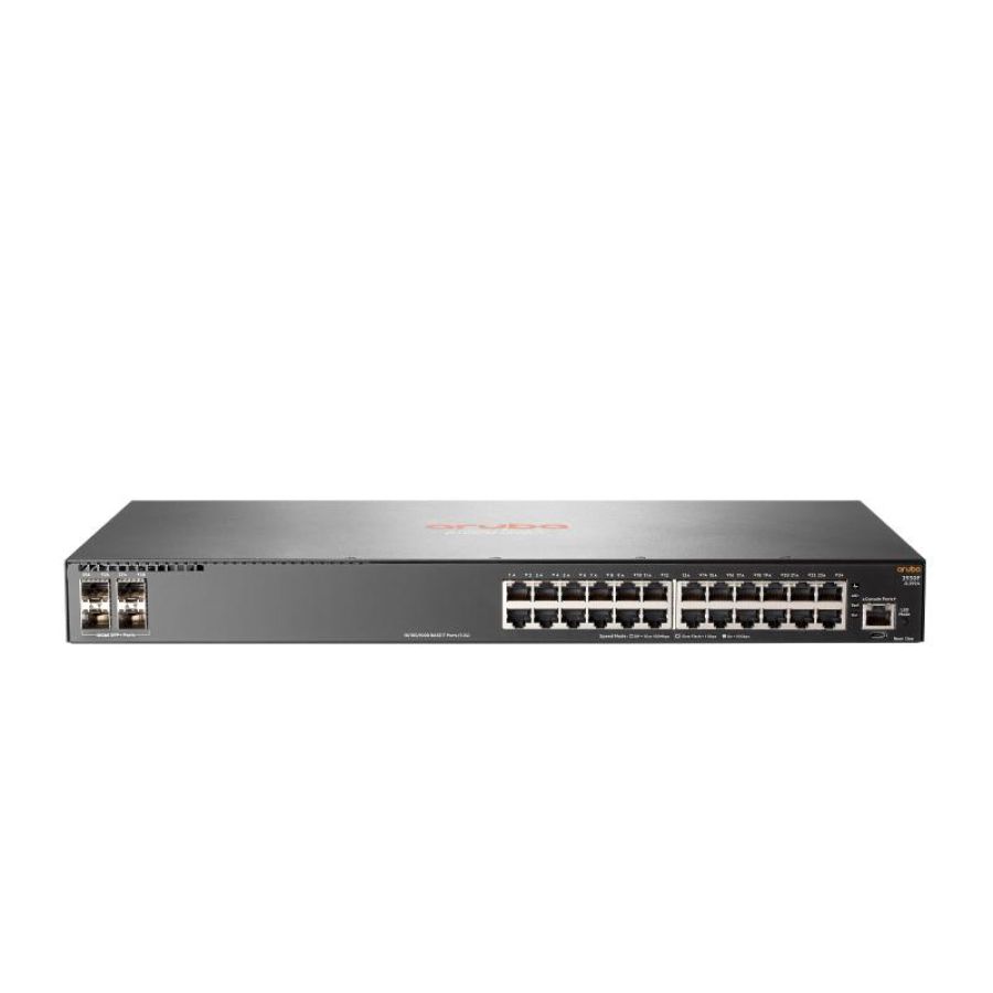 Hp aruba 2930f 24g 4sfp switch l3 gestito 24 x 10-100-1000 + 4 x gigabit sfp (uplink) montabile su rack