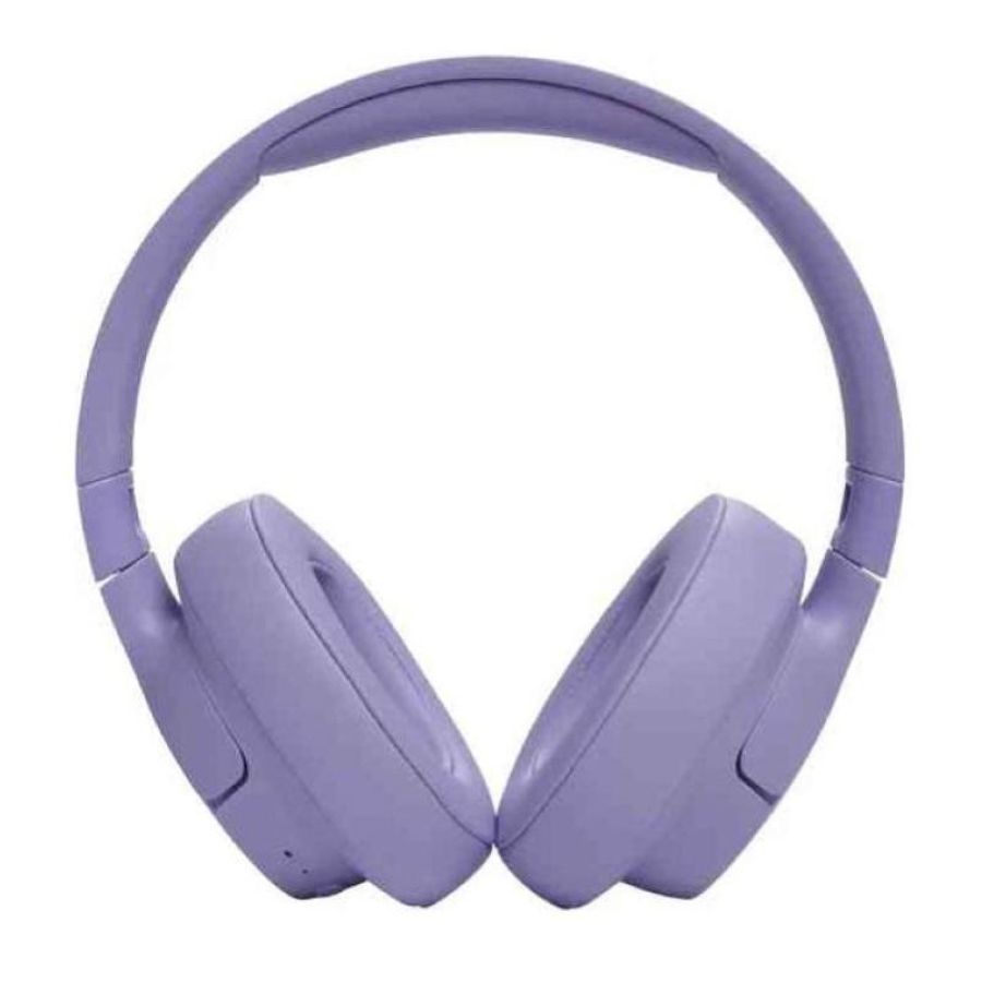 Jbl tune 720bt cuffie over-ear bluetooth wireless pieghevoli e leggere microfono e comandi su padiglione con voice aware jbl pure bass connessione multipoint fino a 76 ore di autonomia viola