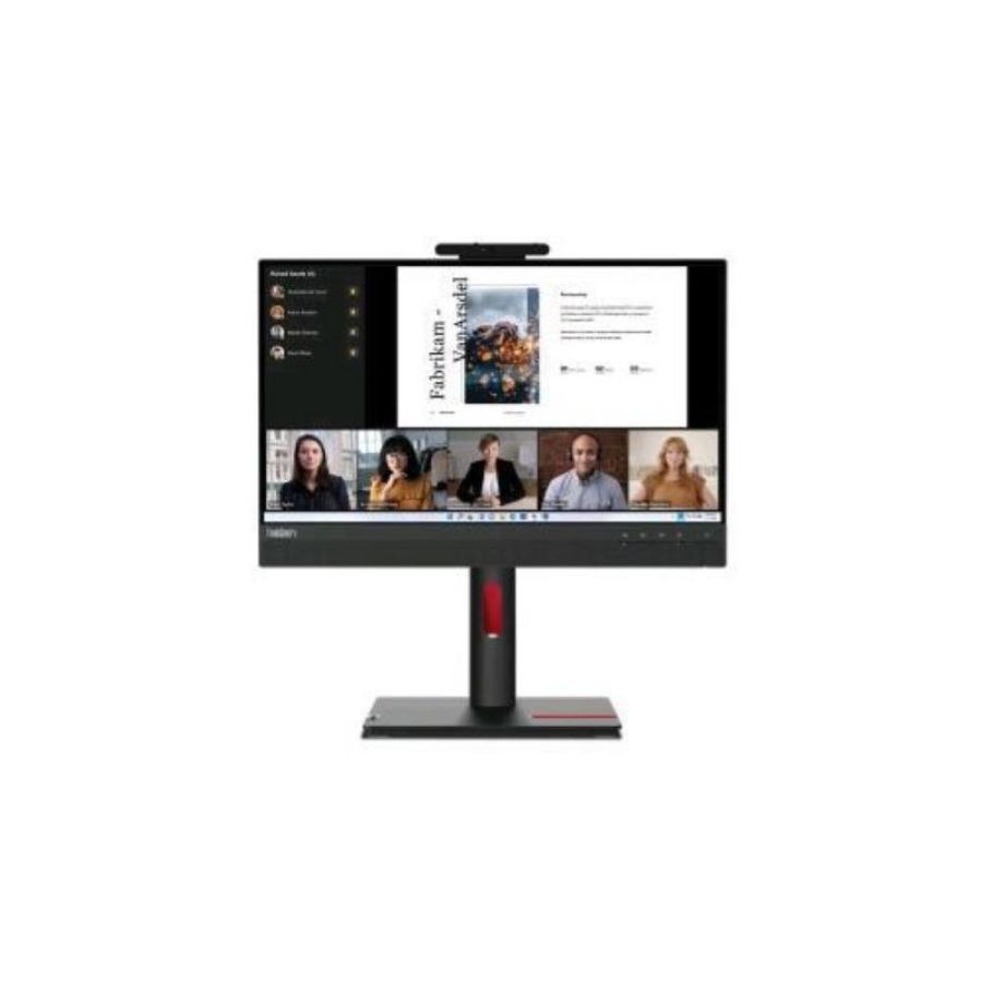 Lenovo thinkcentre tiny-in-one 21.5 led full hd ips 16:9 250 cd/mq 6 ms 1000:1 60hz web cam altoparlanti usb 3.2 gen 1 1 x hdmi 1 x displayport rosso nero