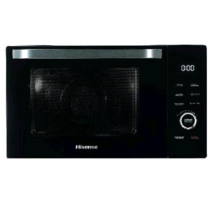 Hisense forno a microonde con grill 4 in 1 30 lt pulizia a vapore 10 programmi nero