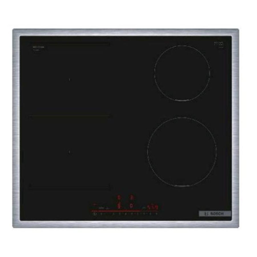 Bosch serie 6 pvs645hb1e piano cottura a induzione in vetroceramica 60 cm 1 zona combinduction e 2 standard directselect home connect nero