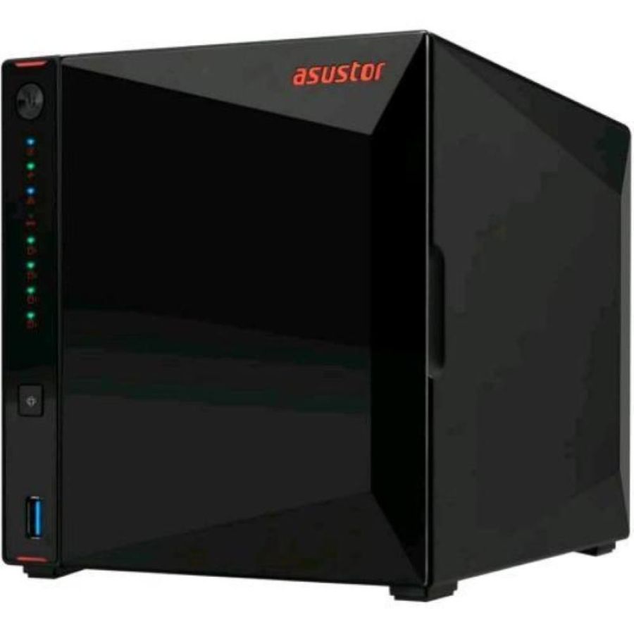 Asustor nas 4-bay nimbustor 4 gen2 intel celeron 4gb ram nero - archiviazione di rete