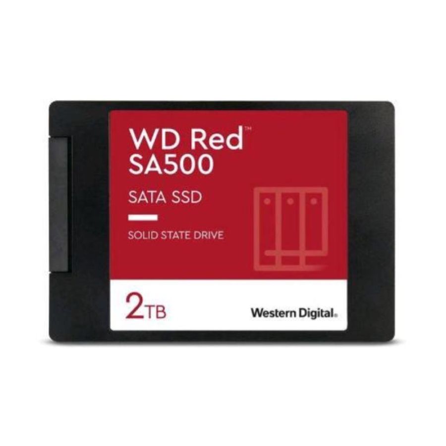 Western digital red sa500 ssd 2.000gb sata iii 2.5 lettura 560 mb/s scrittura 530 mb/s