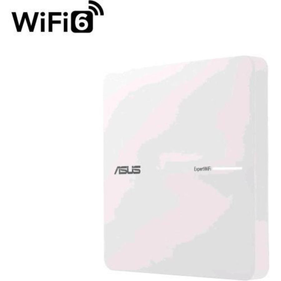 Asus expertwifi eba63 access point dual band 2.4/5ghz wi-fi 6 ax300 2402 mbit/s poe bianco