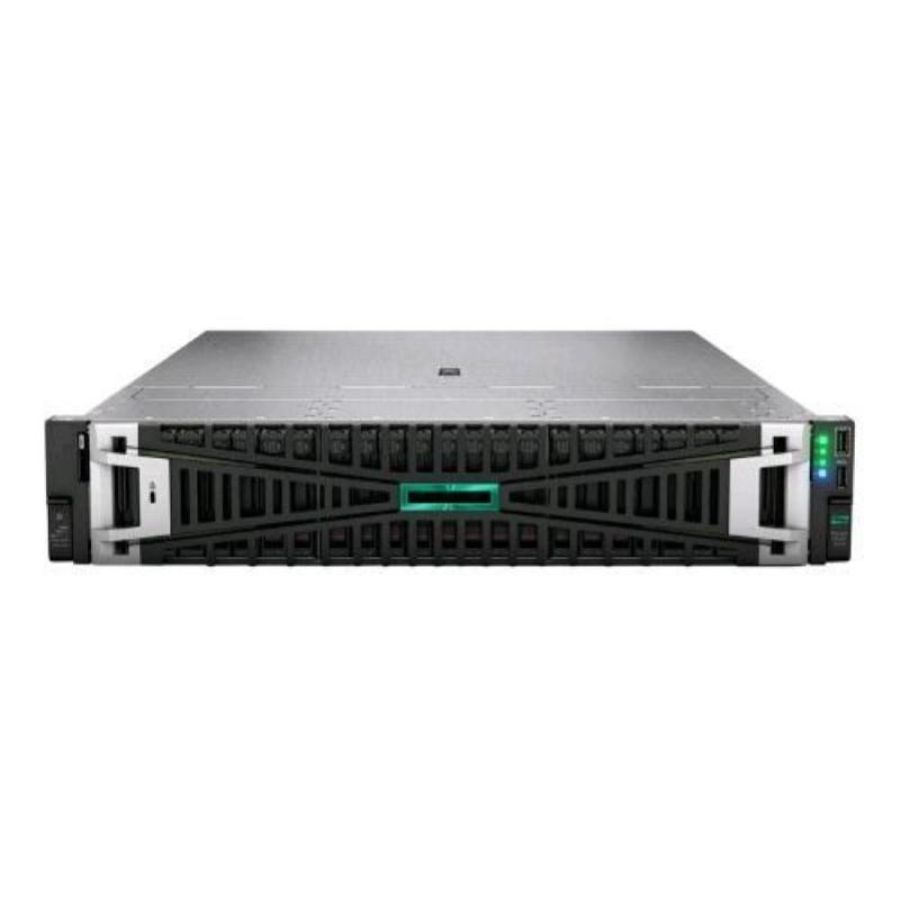 Hpe proliant dl345 gen11 server rack 2u amd epyc 9124 3.0ghz ram 32gb ddr5 sdram lan gigabit 1.000 w
