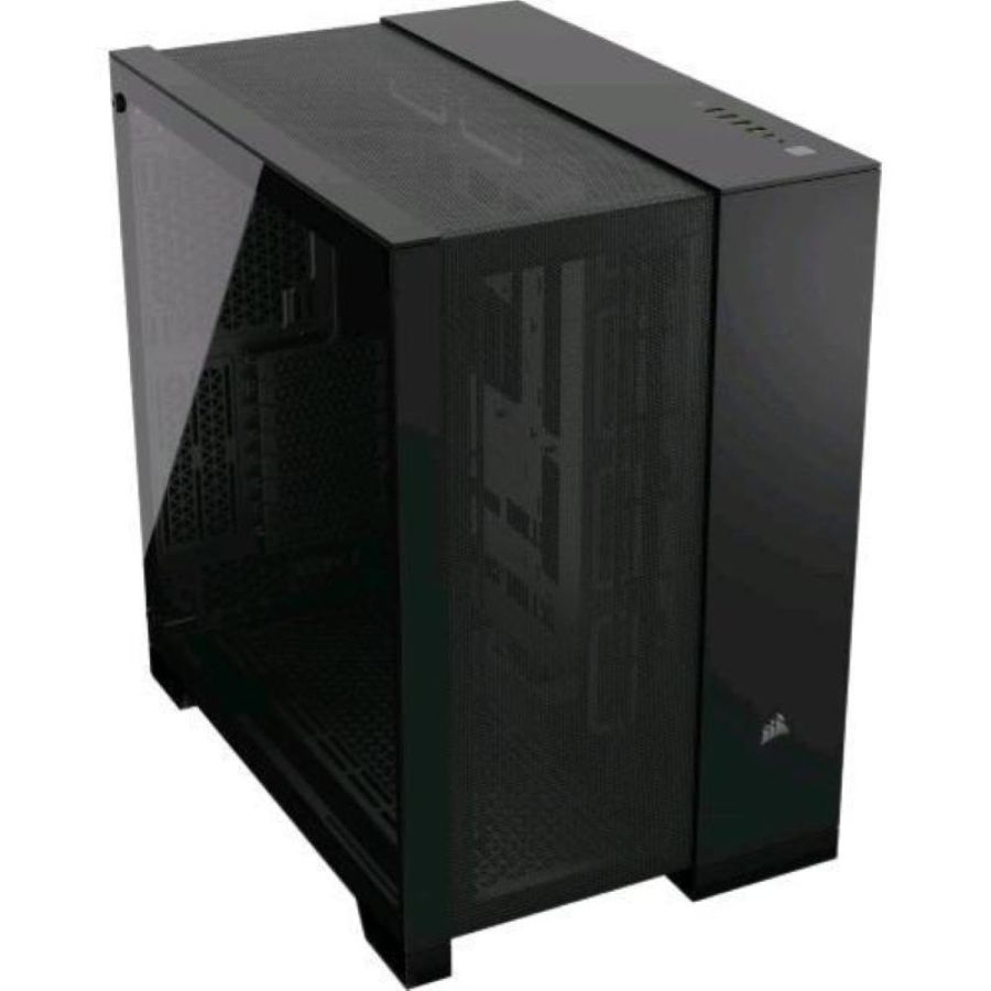 Corsair 6500d airflow black middle tower vetro temperato no-power minitx-matx-atx-e-atx