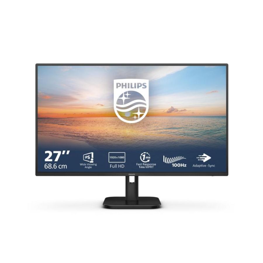 Philips serie 1000 27e1n1100a-00 led monitor 27`` 1920 x 1080 pixel full hd lcd nero