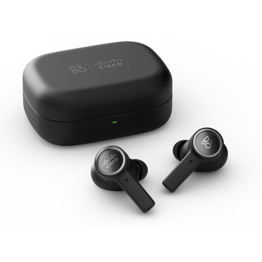 Bang & olufsen cisco 950 auricolari bluetooth true wireless eliminazione rumore attiva 6 microfoni nero antracite