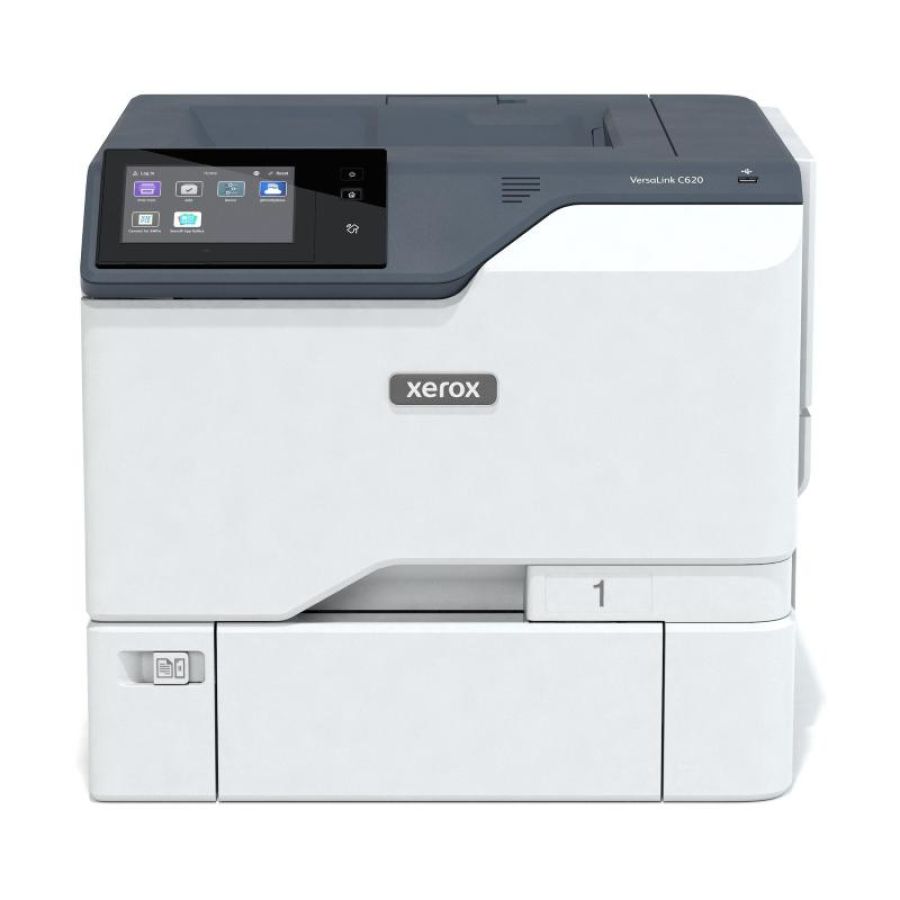 Xerox versalink c620/dn stampante laser a colori a4 duplex fronte/retro display cassetto 650 fogli nfc usb gigabit lan 50ppm 1200 x 1200 dpi