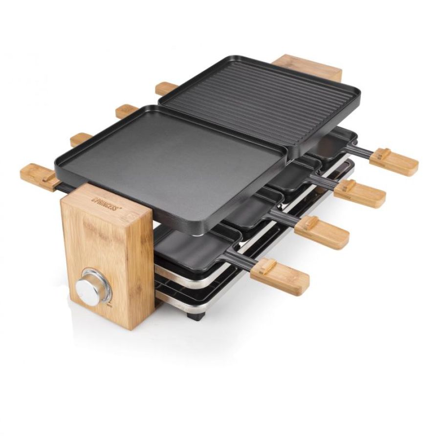 Princess 162910 raclette pure 8 1.200 w colore nero