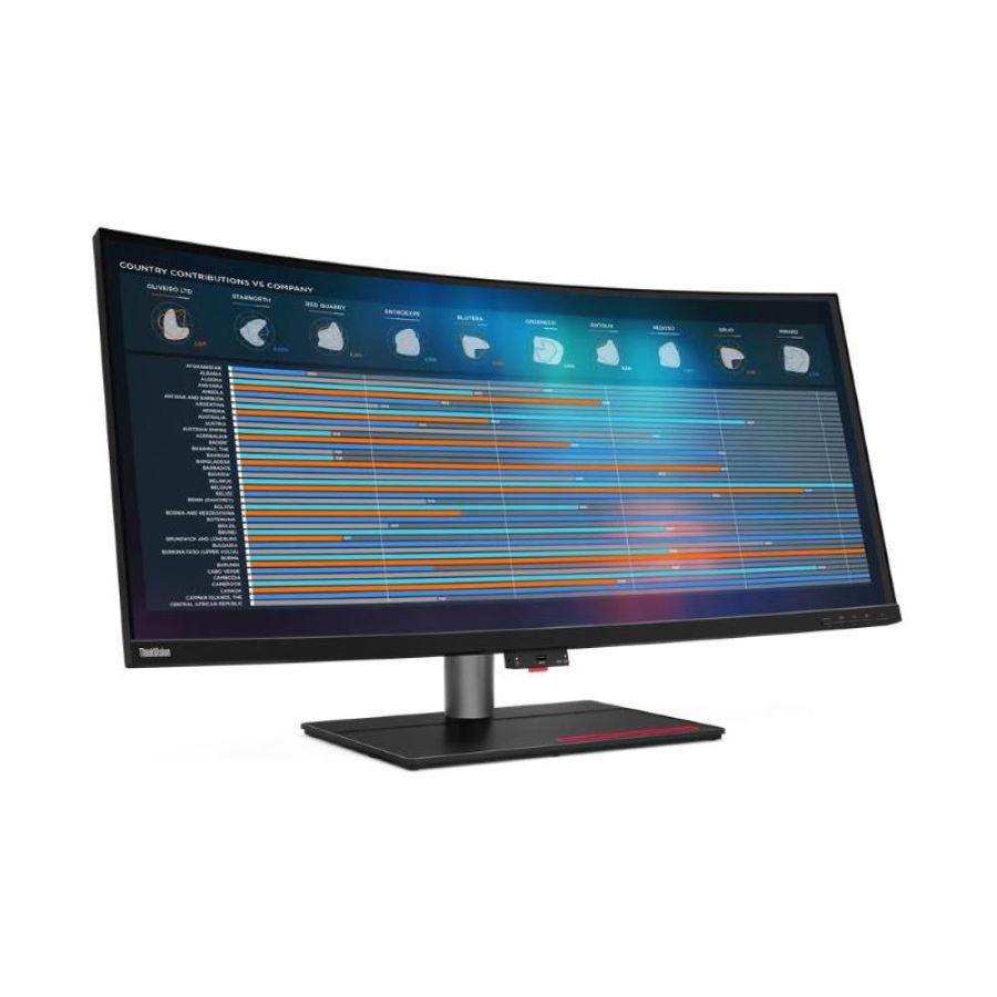 Thinkvision p34w-20 34 / ips / wqhd (3440x1440) / 2x hdmi 2.0, 1x dp 1.2, 1x dp out, 1x usb-c 3.2 gen 1 (dp 1.2 alt mode) / 3x usb 3.2 gen 1 (downstream), 1x usb-c 3.2 gen 1 (downstream), 1x usb-c 3.2 gen 1 (1x dp 1.2 alt mode, upstream), 1x usb-b 3.2 gen