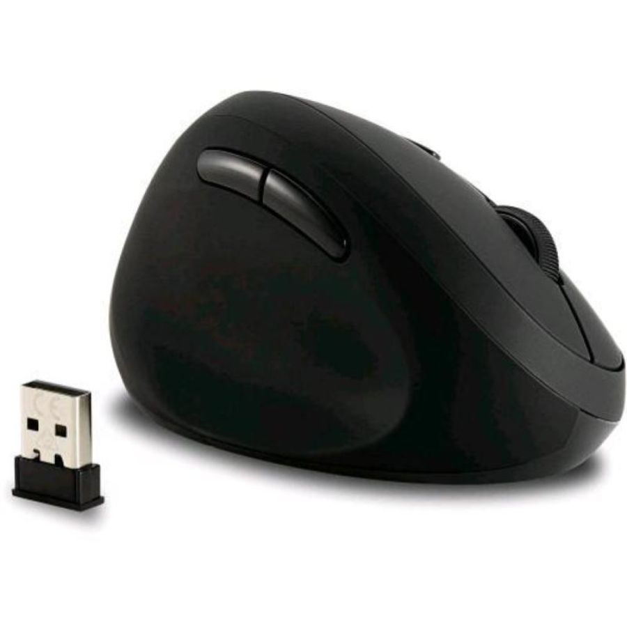 Kensington ergo pro fit mouse wireless ergonomico 1.600 dpi per mancini nero