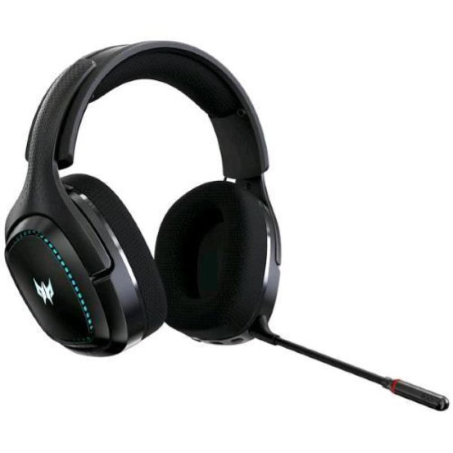 Acer predator galea 550 cuffie gaming con microfono wireless bluetooth + rf 2.4ghz noise cancelling usb-c nero