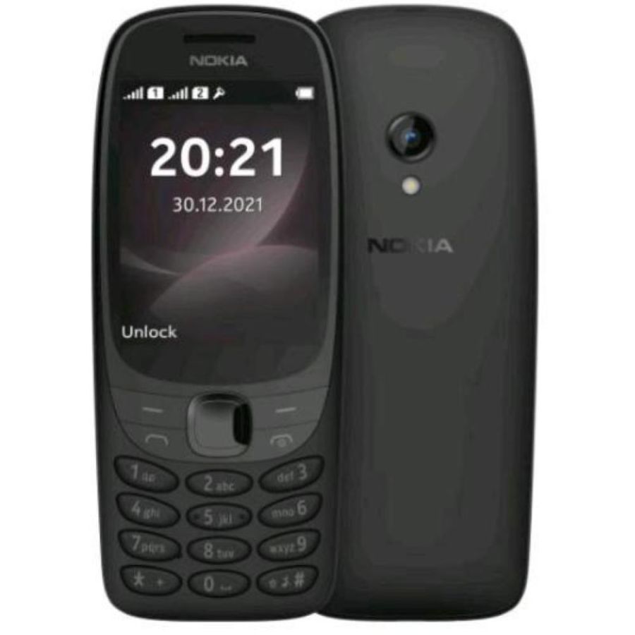 Nokia 6310 2024 dual sim 2.8 display curvo gioco snake radio fm italia black