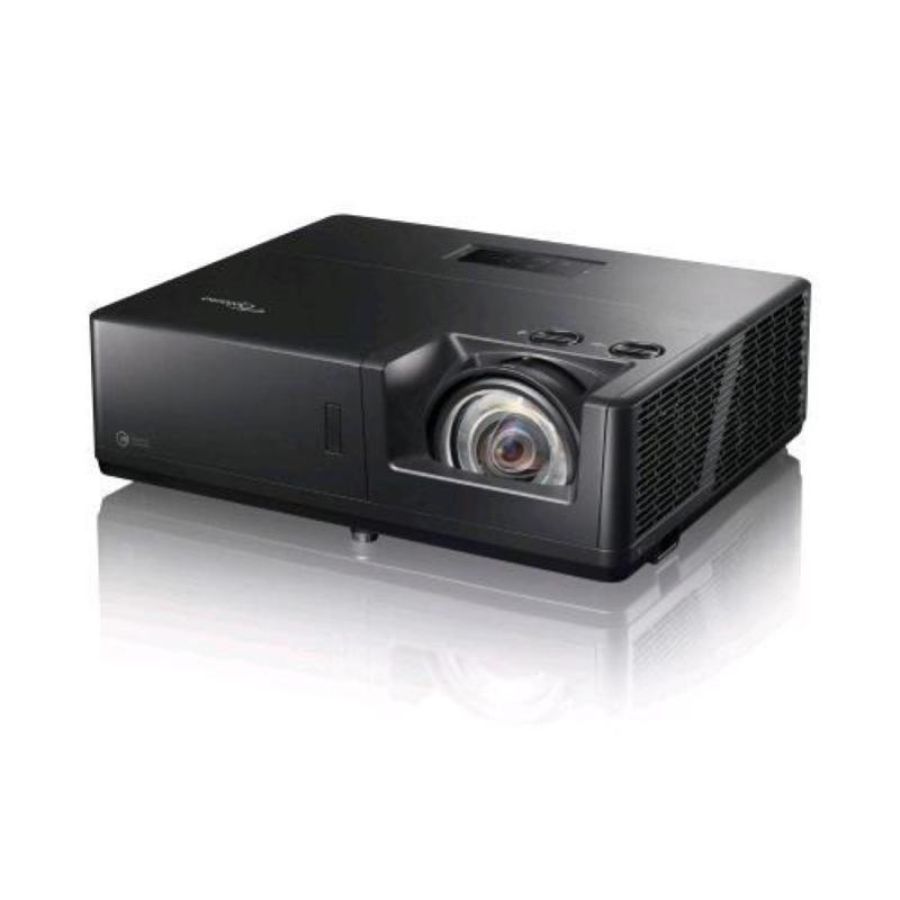 Optoma zk608tst videoproiettore laser duracore dlp 4k uhd hdr hlg a focale ultra corta ip6x contrasto 300.000:1 - 6.000 lume nero