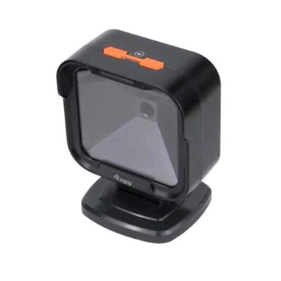 Equip scanner lettore codici a barre 1d/2d omnidirezionale fisso da tavolo, 1mp