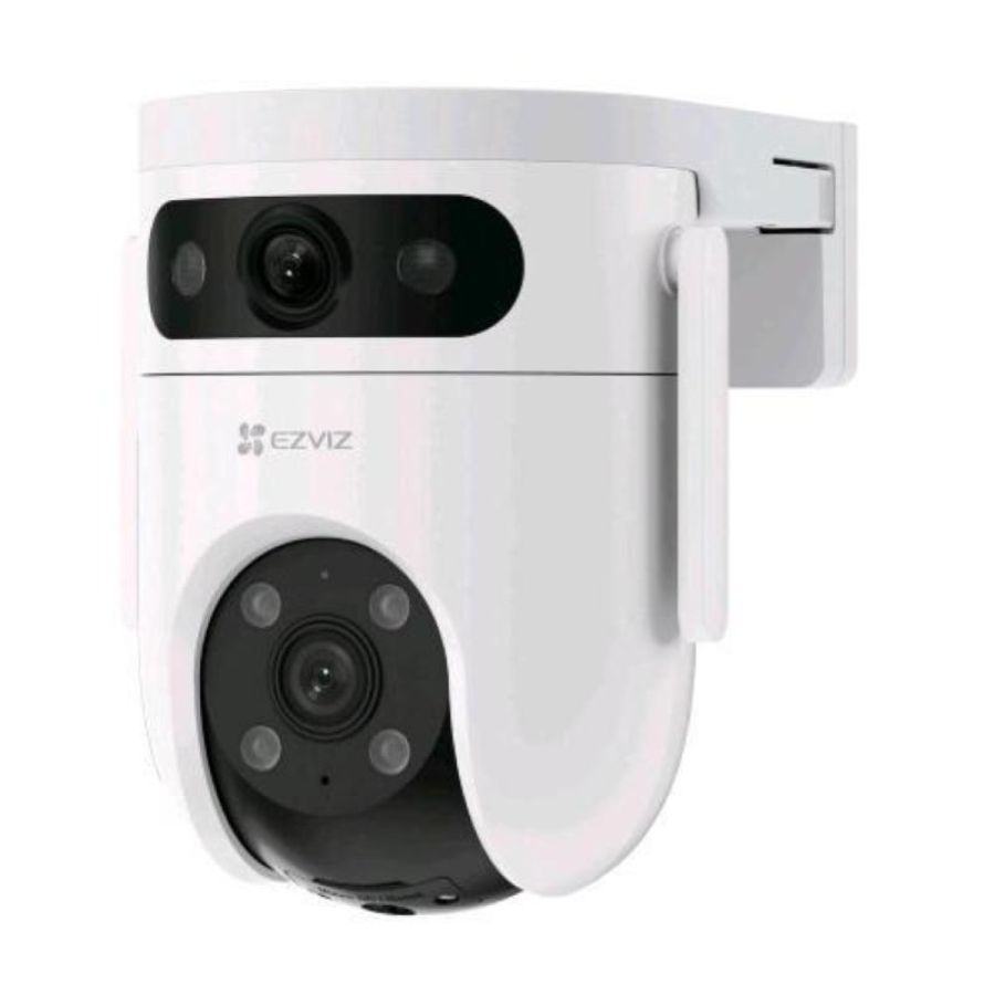 Ezviz h9c telecamera di sorveglianza 3k motorizzata da esterno a doppio obiettivo wi-fi ip65 rilevamento forme umane / veicoli con sirena