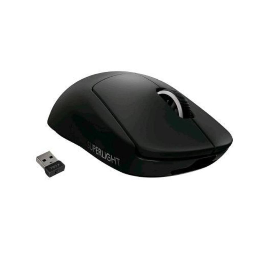 Logitech g pro x superlight mouse gaming wireless sensore hero 25k 25.600 dpi ultraleggero 5 pulsanti programmabili nero