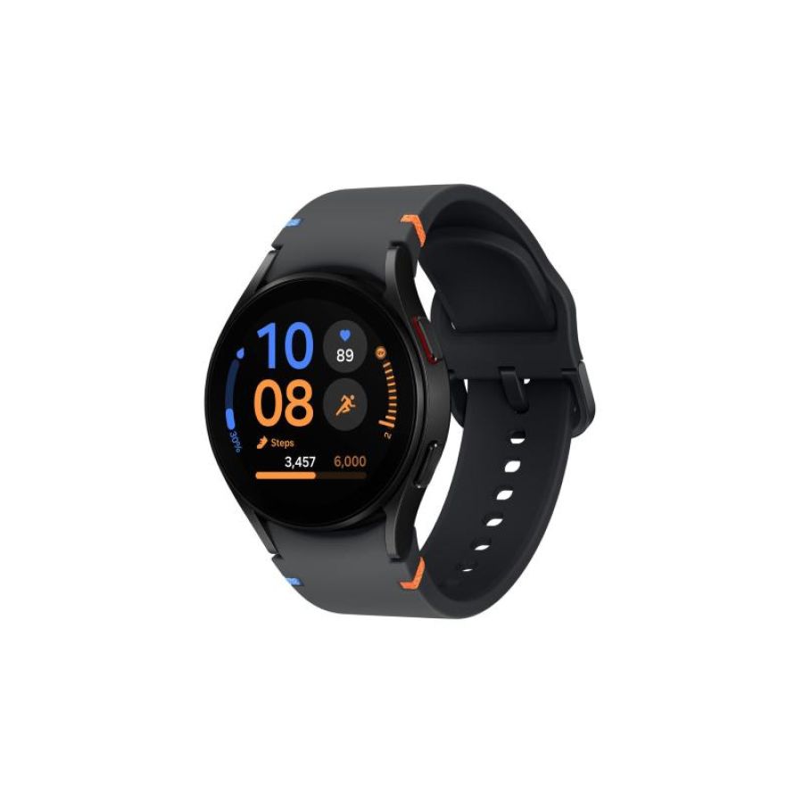 Samsung r861 galaxy watch fe smarwatch 1.2 amoled 40mm ghiera touch in alluminio analisi del sonno bluetooth 5.3 nero