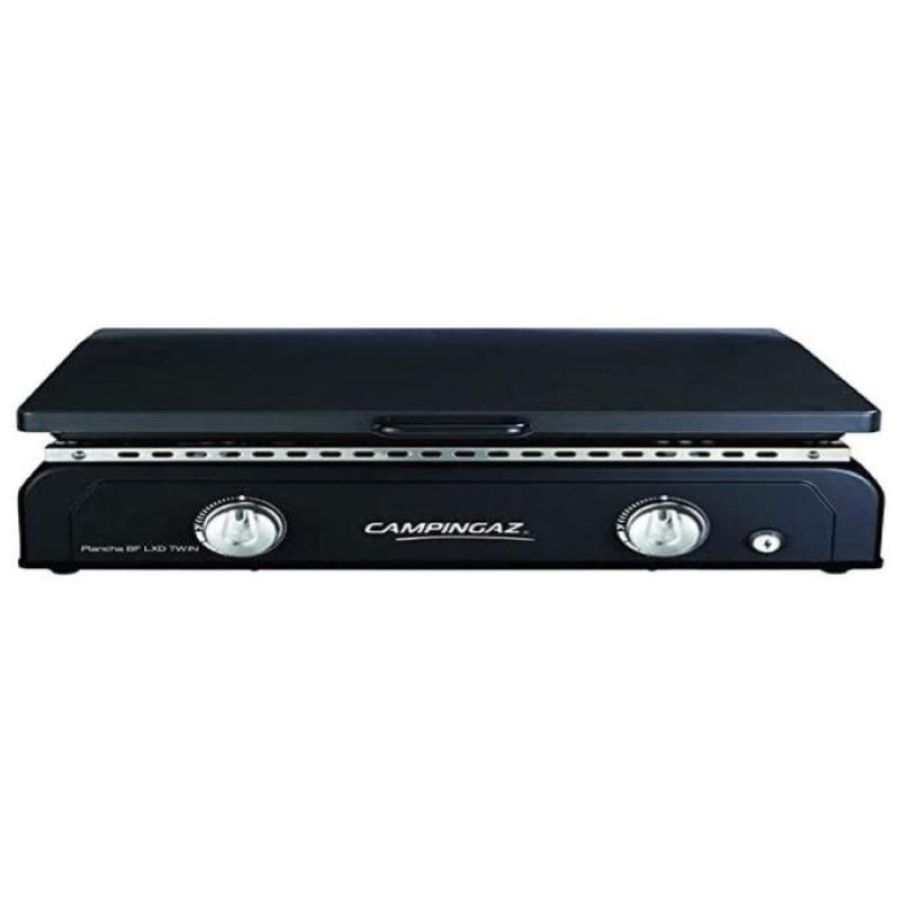 Campingaz piastra a gas blue flame lxd twin 2 fuochi per campeggio e outdoor
