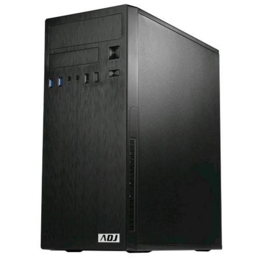 Adj revenant i3-12100 3.3ghz ram 8gb-ssd 500gb m.2-win 11 prof black (272-3285-w11)