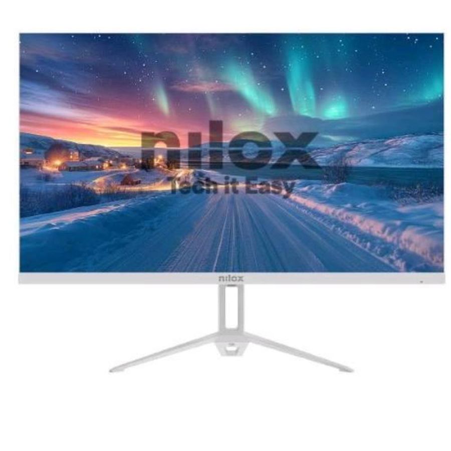 Nilox nxm27fhd100w 23.8 led full hd ips 16:9 300 cd/mq 5ms 100hz 1 x hdmi bianco