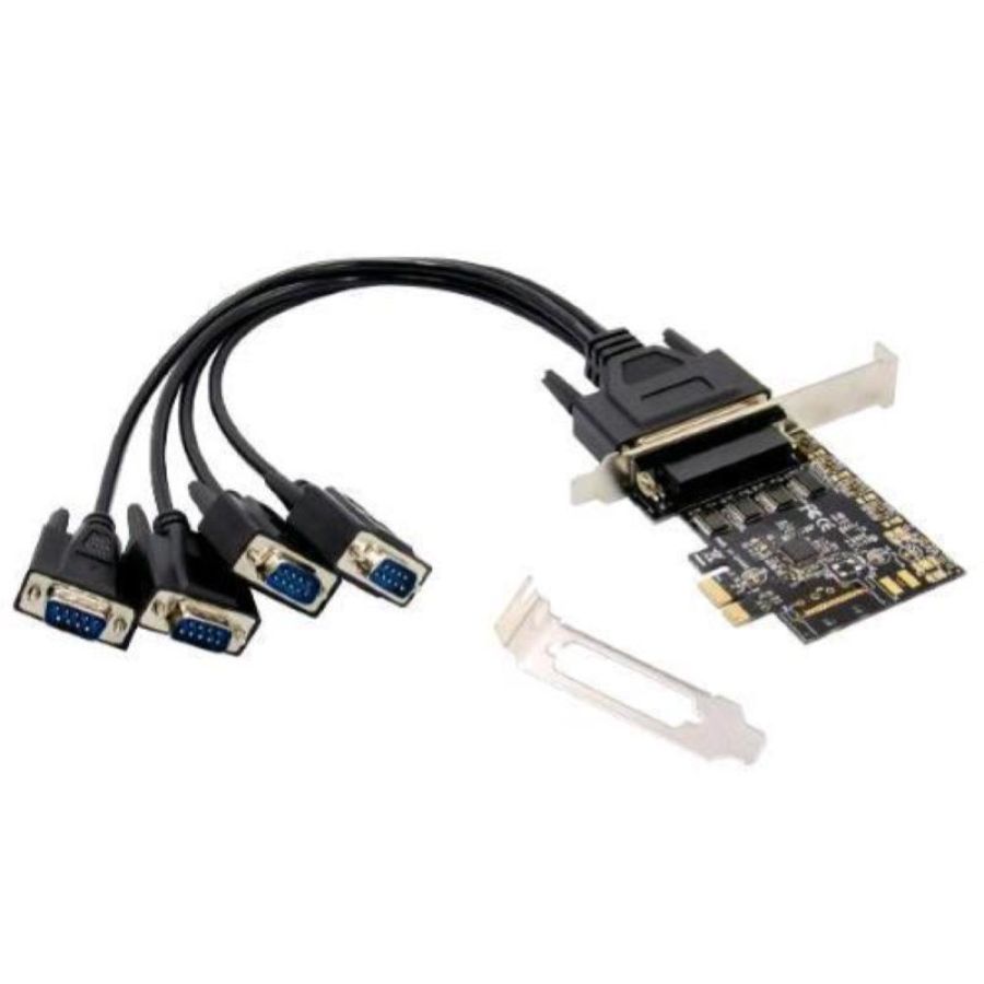 Conceptronic scheda pcie seriale db9-rs232 a 4 porte