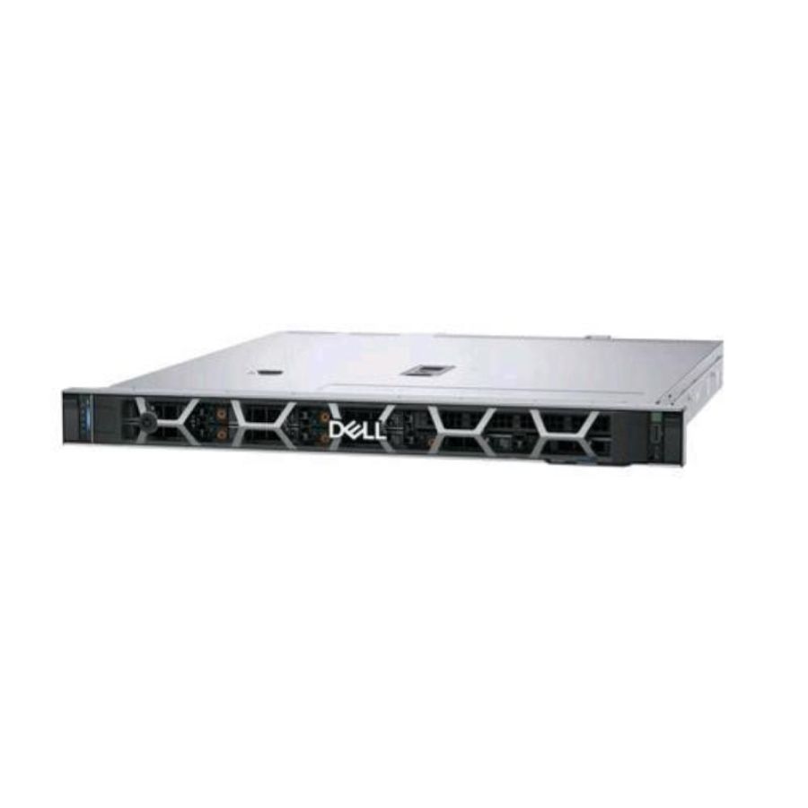 Dell poweredge r360 server rack 1u intel xeon e-2478 2.8ghz ram 16gb-ssd 480gb-8 bay hdd/ssd 2.5 sata iii hot plug nero/silver (578v4)