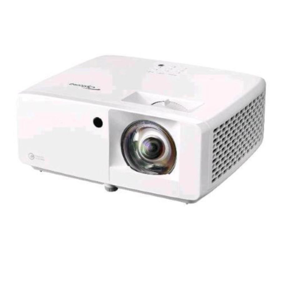 Optoma zk430st videoproiettore laser dura core 4k ultra hd ottica corta full 3d 3700 lumen hdr- hlg bianco