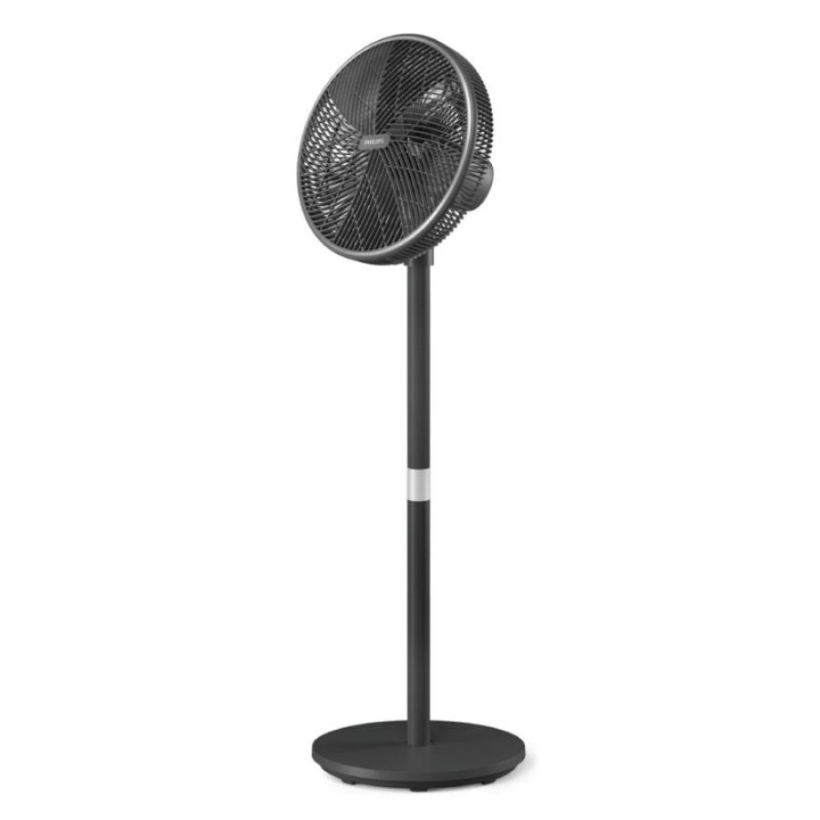 Philips serie 3000 ventilatore a piantana 40 cm tecnologia silentwing 3 velocita` inclinabile e rotante controllo con app nero