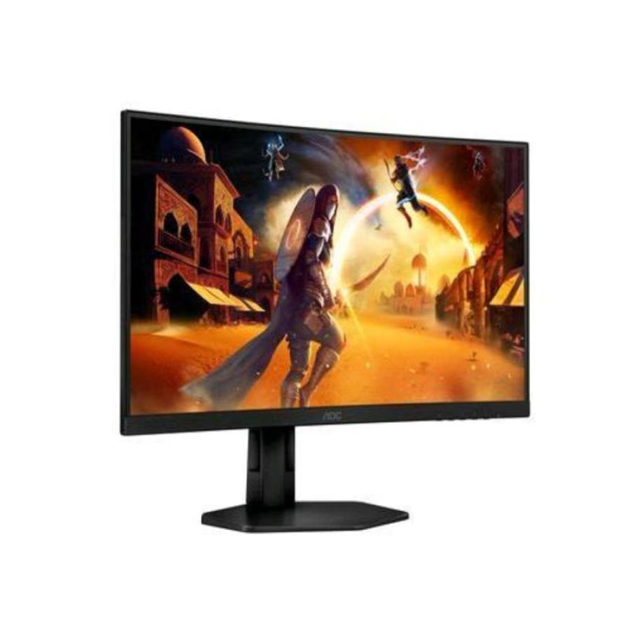 Aoc gaming cq27g4x - monitor curvo qhd da 27 pollici 180 hz 05 ms freesync prem. hdr10 (2560x1440 displayport 2x hdmi) nero-grigio