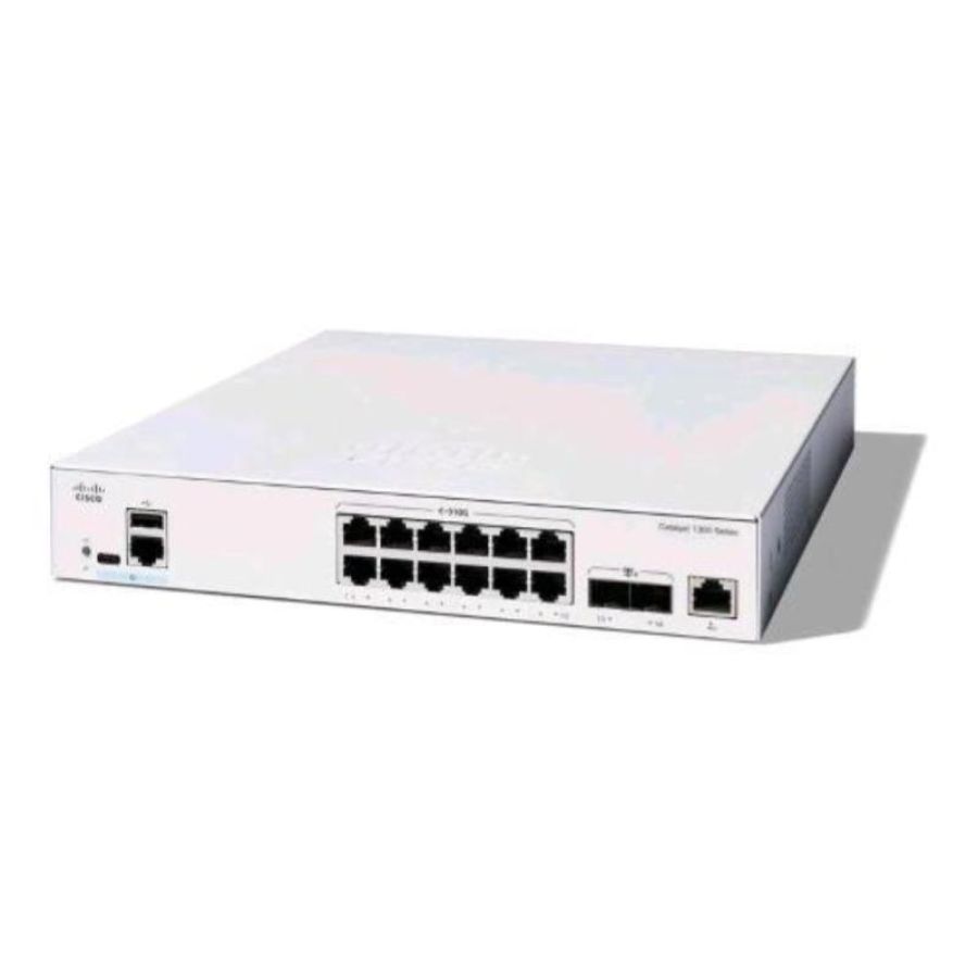 Cisco catalyst 1300-12xt-2x switch gestito l3 - 12 x 10gbase-t + 2 x 10 gigabit sfp+ montabile su rack