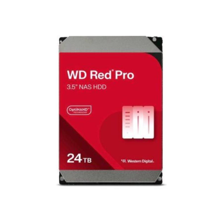 Western digital red pro hdd 24 tb sata iii 3.5 buffer 512mb optinand technology 7.200rpm