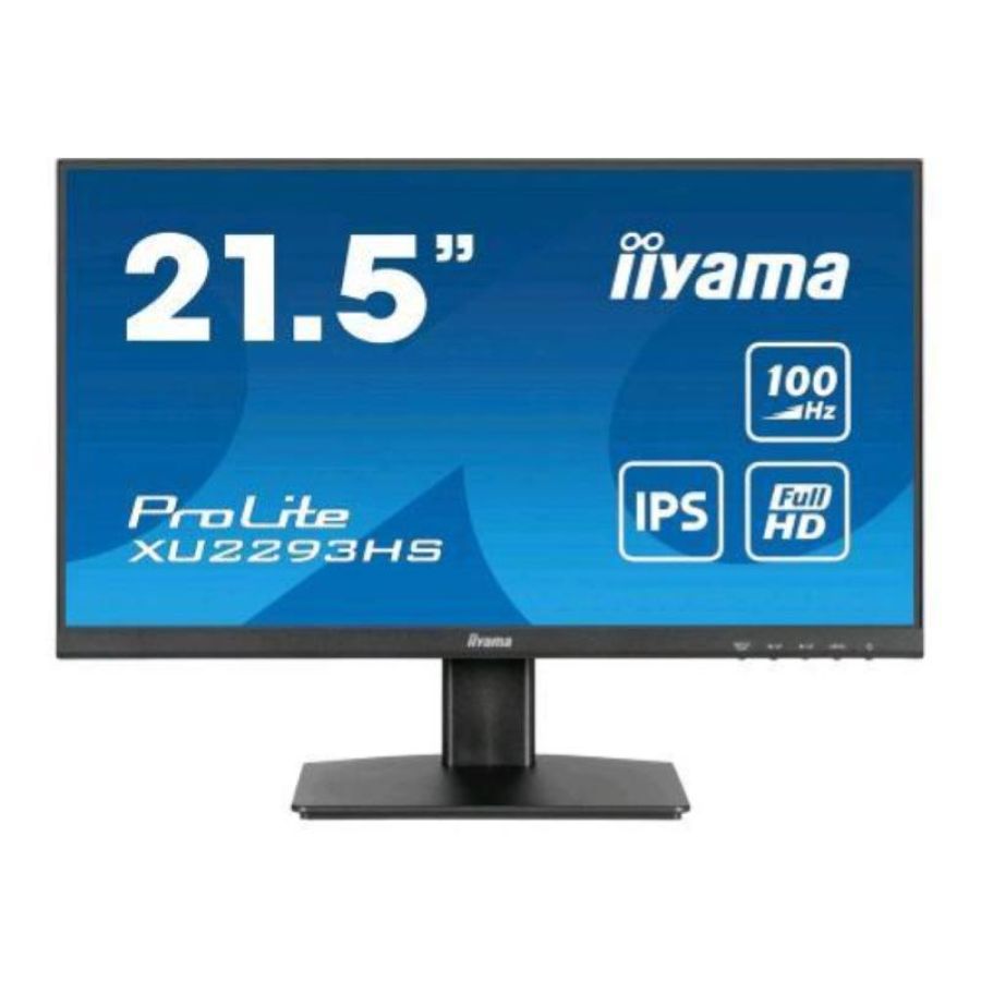 Iiyama prolite xu2293hs-b6 21.5 led full hd ips 300 cd/mq contrasto 1000:1 1ms 100hz altoparlanti hdmi displayport nero