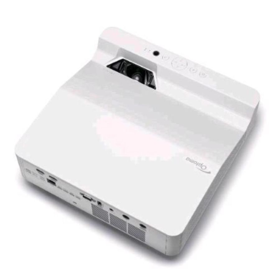 Optoma gt3500hdr videoproiettore laser dura core full hd ottica ultra corta compatibile con hdr e hlg 3d 2 x hdmi audio 3800 ansi lumen