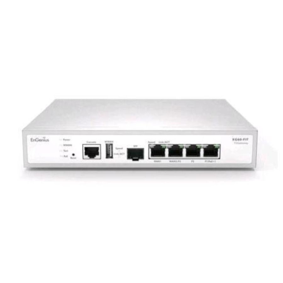 Engenius xg60-fit firewall 50 utenti 2 porte lan rj-45 + 2 porte wan gigabit ethernet