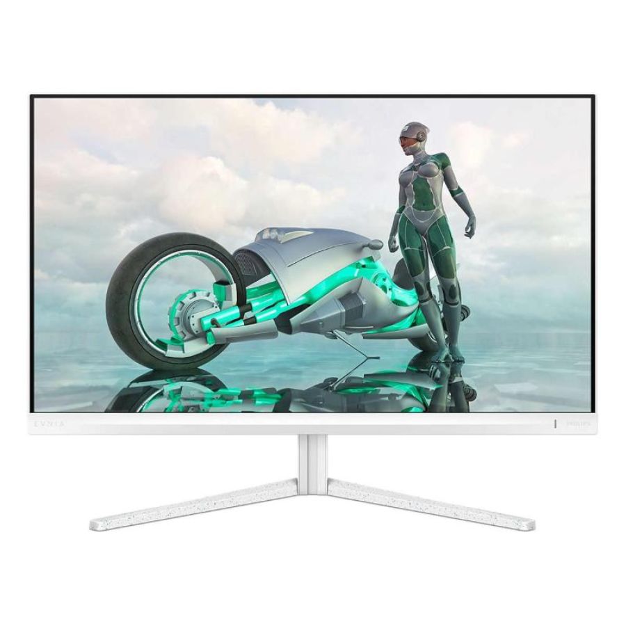 Philips evnia 27m2n3201a - monitor da gioco full hd da 27 pollici 180 hz 05 ms freesync prem. g-sync comp. hdr10 (1920x1080 2x hdmi displayport) bianco