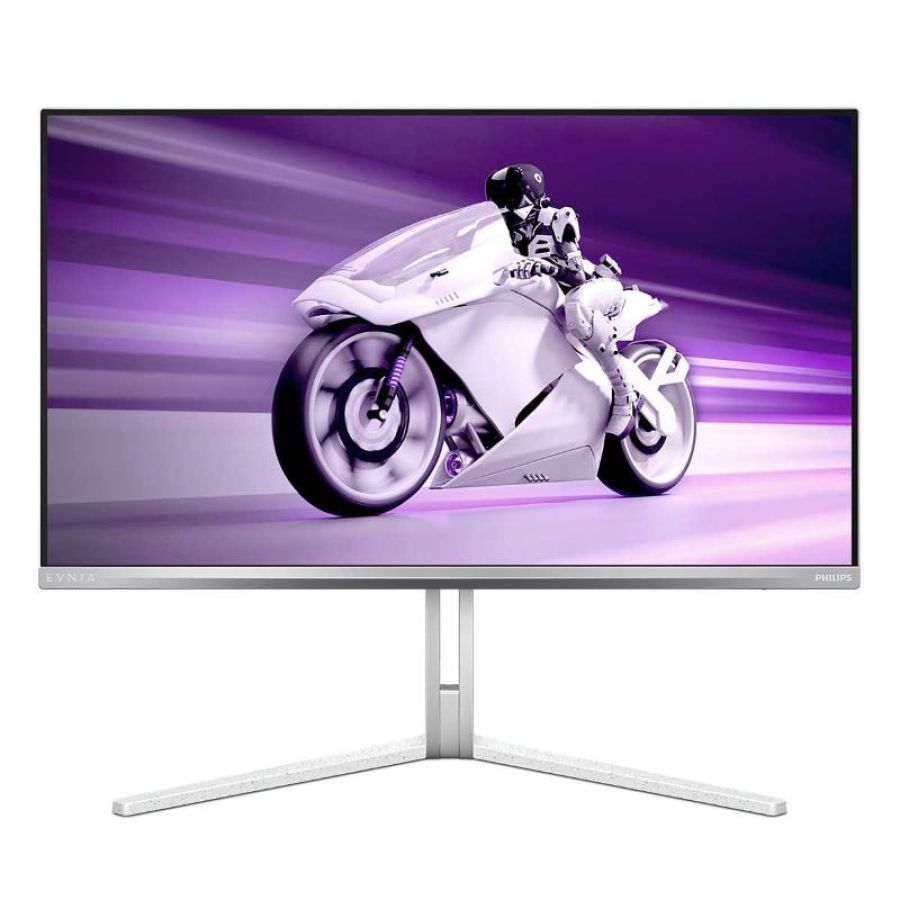 Philips evnia 27m2n8500 monitor gaming oled qhd da 27`` 360 hz 003 ms hdr400 ambiglow freesync g-sync altoparlanti (2560x1440 2x hdmi 2.1 1x dp 1.4 hub usb) bianco