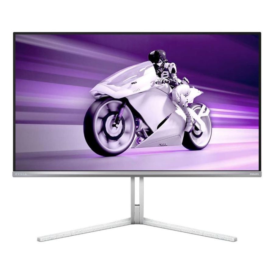 Philips evnia 32m2n8900 - monitor da gioco oled uhd da 32`` 240 hz 003 ms hdr400 freesync prem. pro g-sync comp. (3840x2160 2x hdmi 2.1 1x dp 1.4 1x usb-c (65 w pd) hub usb) bianco