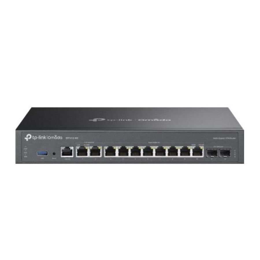 Tp-link omada er7412-m2 v1 router switch 12 porte 1gbe, 2.5gbe montabile su rack