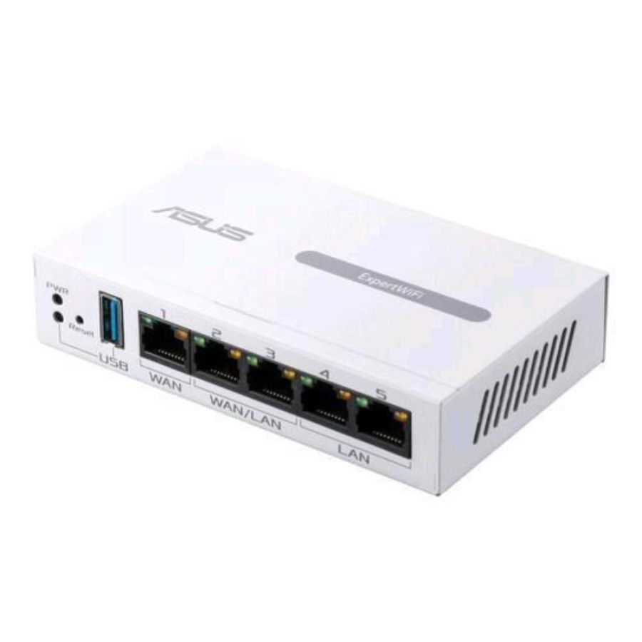 Asus ebg15 router wireless 4 porte lan rj-45 10/100/1000 mbps white