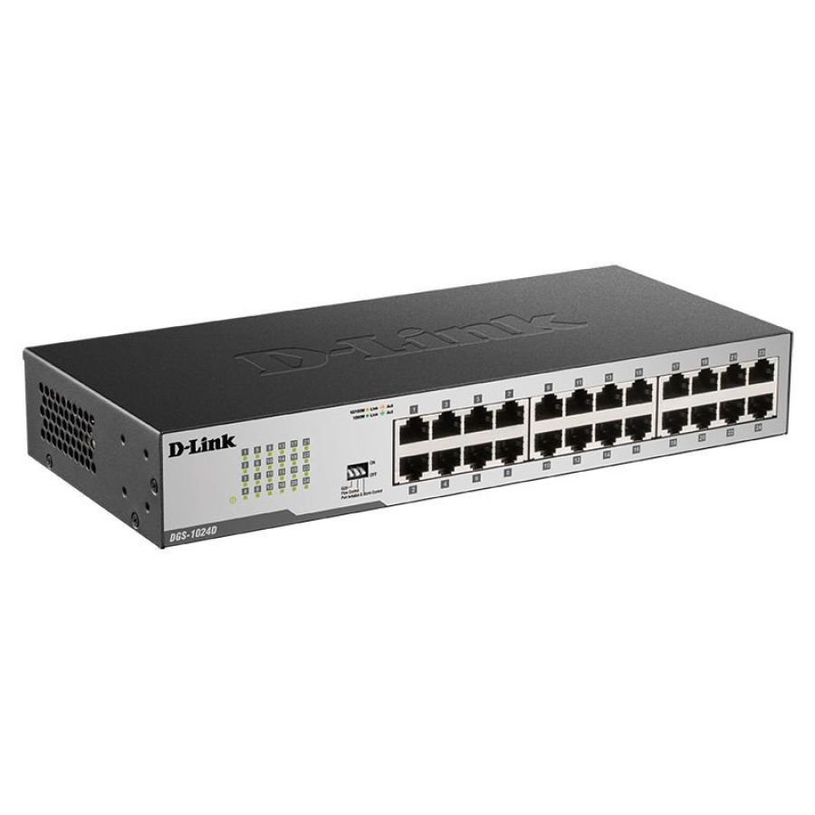 D-link dgs-1024d - switch 24 porte gigabit non gestite